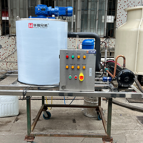 5噸片冰機(jī)試機(jī)發(fā)往新疆食品廠