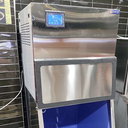 500公斤雪花制冰機(jī)交付中山某生鮮超市